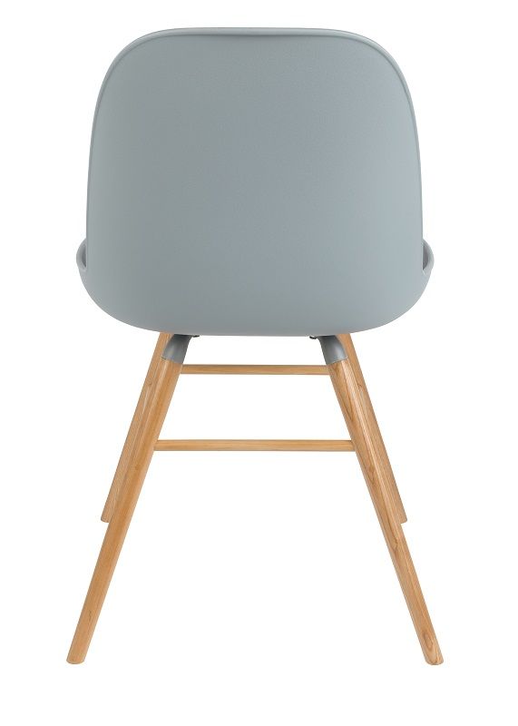 Zuiver Albert Kuip Dining chair, light gray plastic