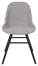 Zuiver Albert Kuip Dining chair, light gray fabric