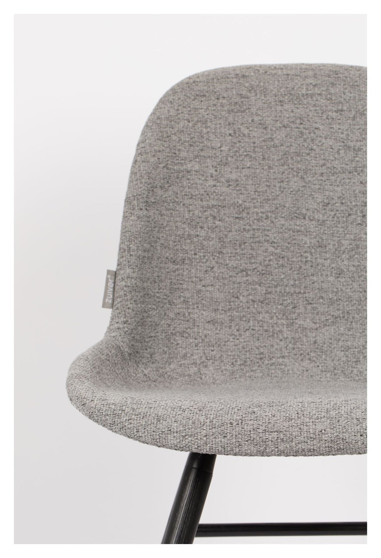 Zuiver Albert Kuip Dining chair, light gray fabric