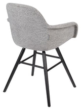 Zuiver Albert Kuip Dining chair with armrests - Light Gray