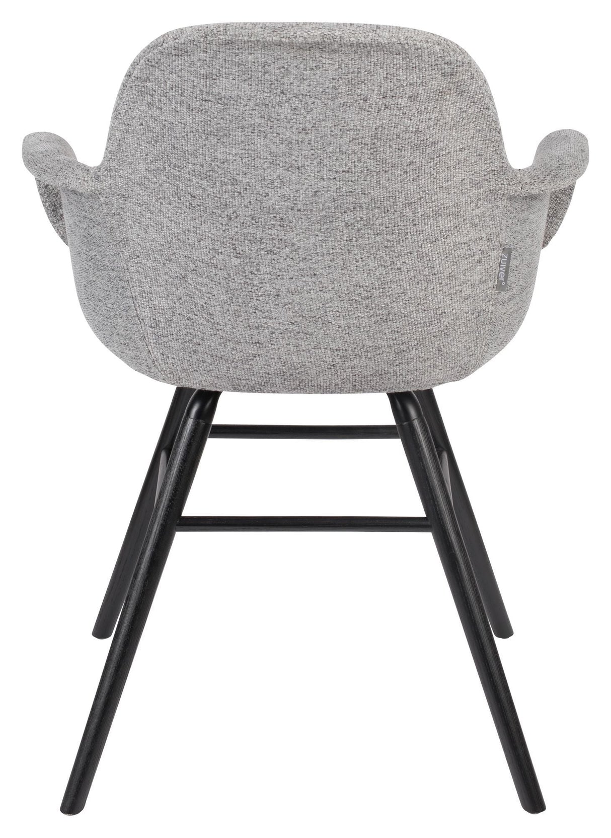 Zuiver Albert Kuip Dining chair with armrests - Light Gray