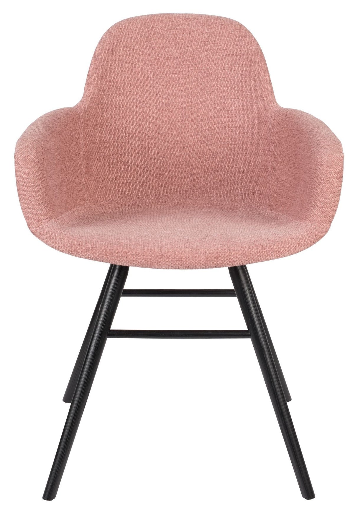 Zuiver Albert Kuip Dining chair with armrests - Pink