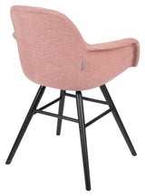 Zuiver Albert Kuip Dining chair with armrests - Pink