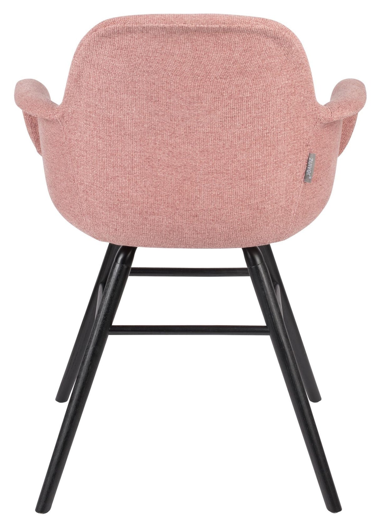 Zuiver Albert Kuip Dining chair with armrests - Pink