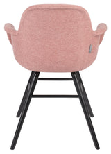 Zuiver Albert Kuip Dining chair with armrests - Pink