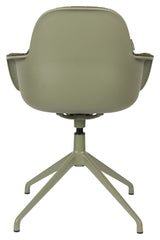 Albert Kuip Dining chair with armrests/swivel foot, Green