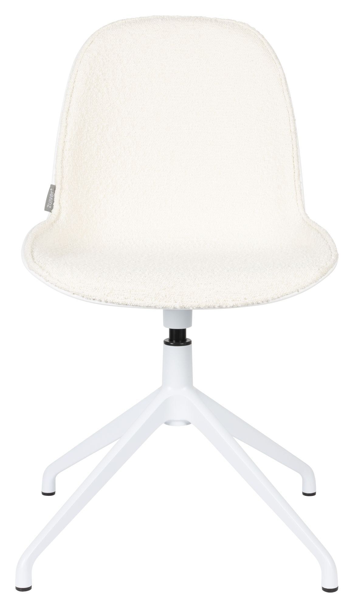 Albert Kuip Dining chair with turntable, White