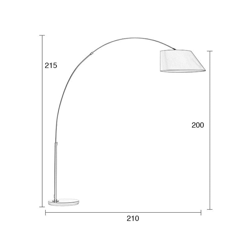 Zuiver Arc Floor Lamp - Black