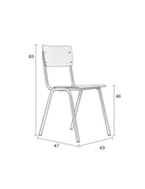 Zuiver Back to school Dining chair - Mat beige