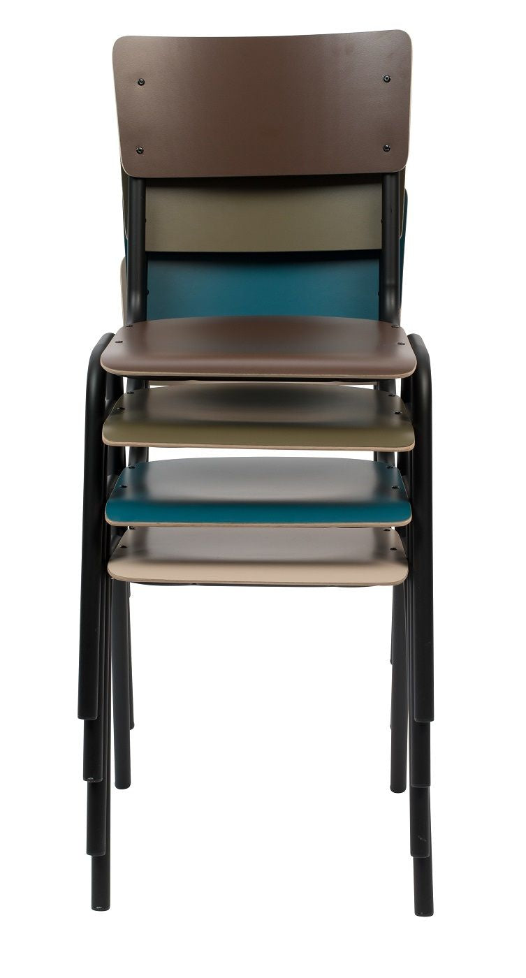 Zuiver Back to school Dining chair - Mat brown