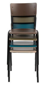 Zuiver Back to school Dining chair - Mat brown