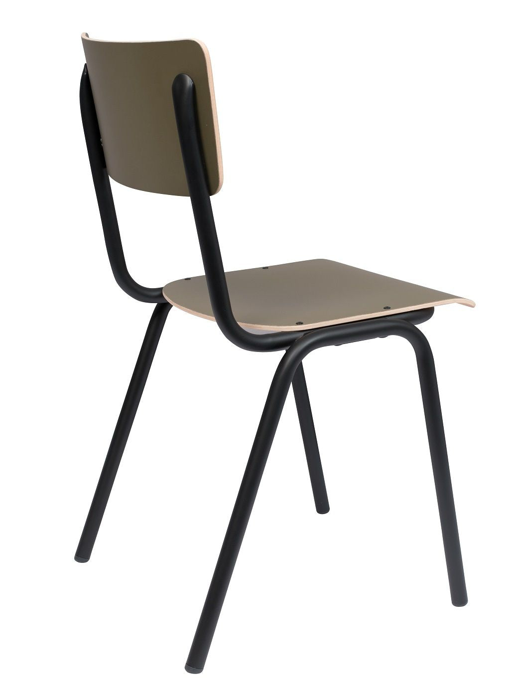 Zuiver Back to school Dining chair - Mat oliven