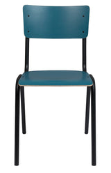 Zuiver Back to school Dining chair - Mat petrol