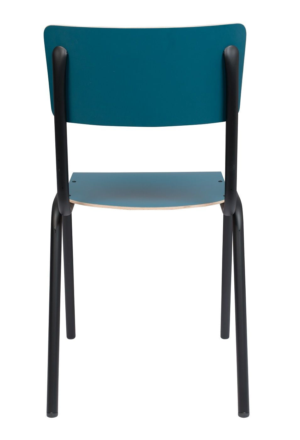 Zuiver Back to school Dining chair - Mat petrol