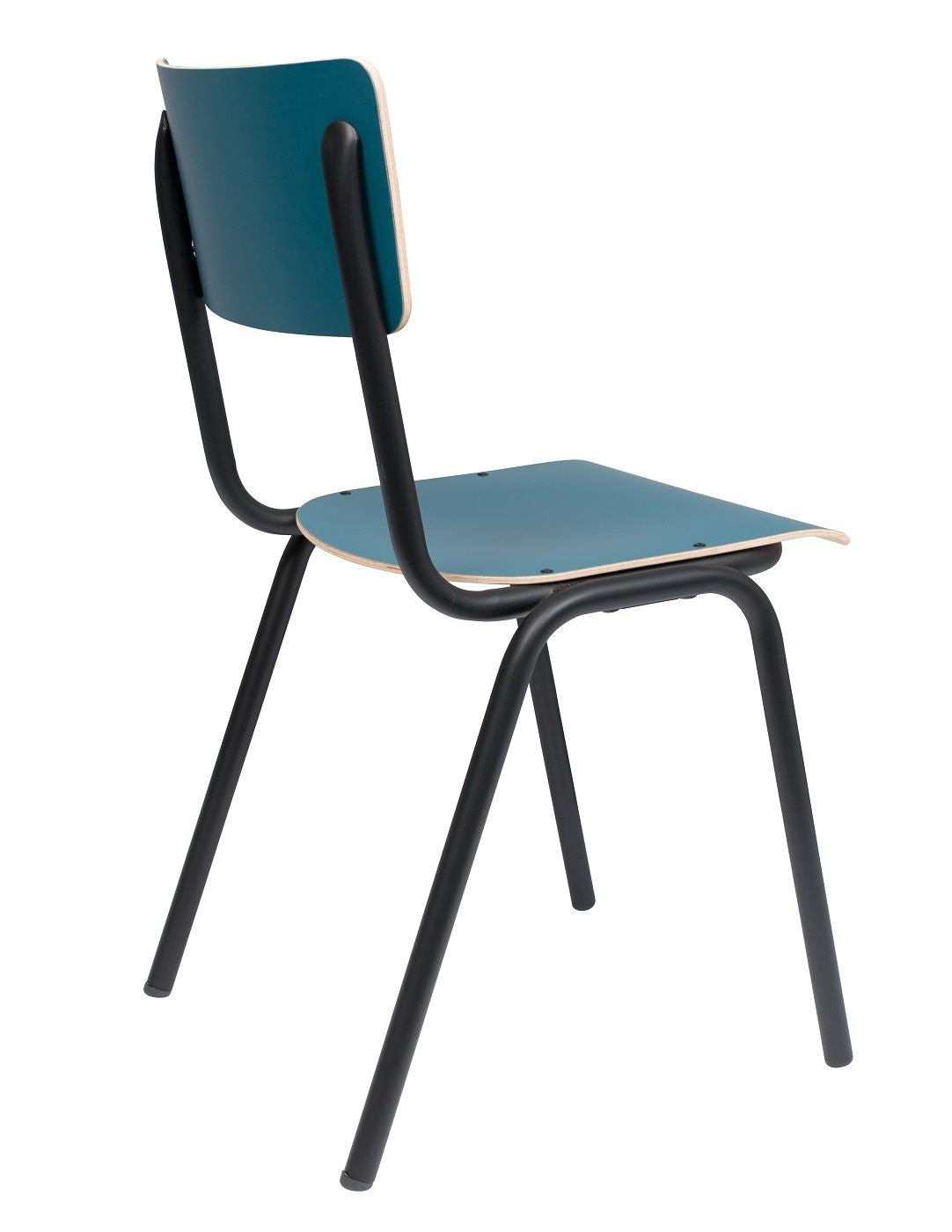 Zuiver Back to school Dining chair - Mat petrol