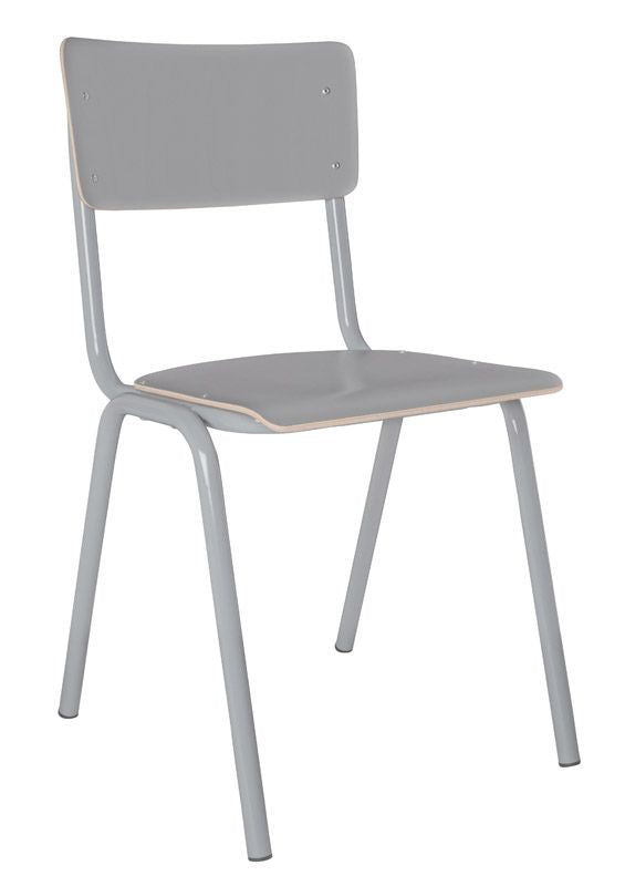 Zuiver Back to School Stack Chair - Gray