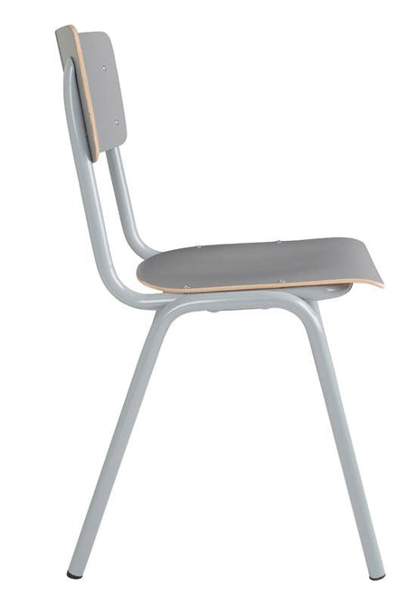 Zuiver Back to School Stack Chair - Gray