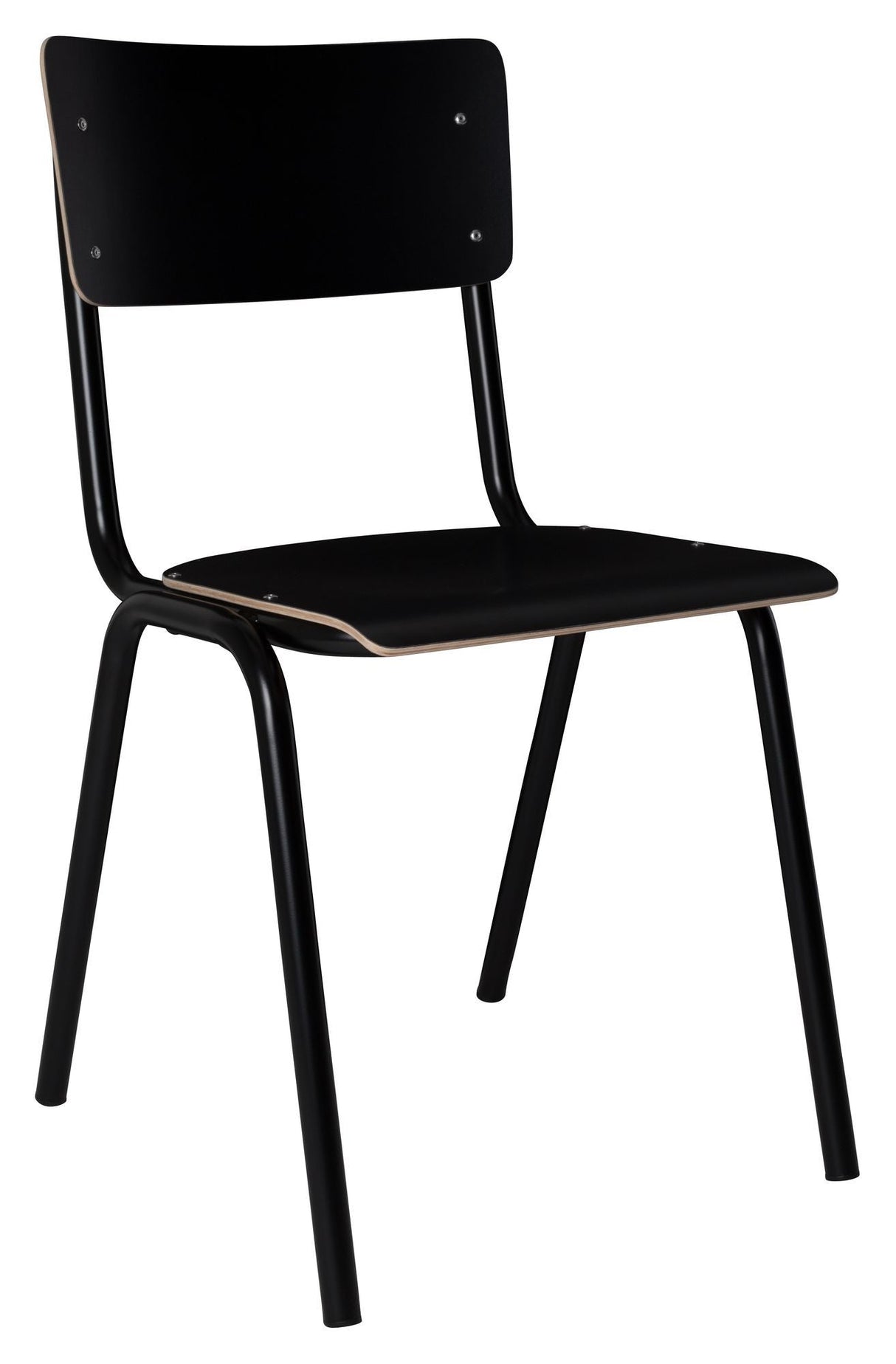 Zuiver Back to School Stacking Chair - Black