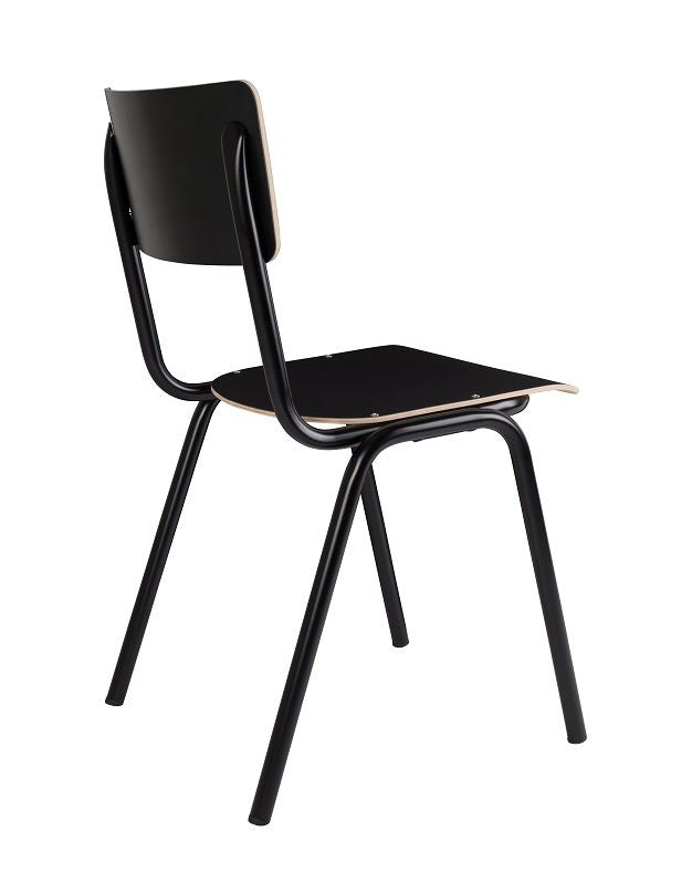 Zuiver Back to School Stacking Chair - Black