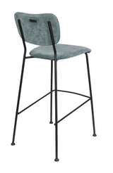 Zuiver Benson Barstool - Gray blue