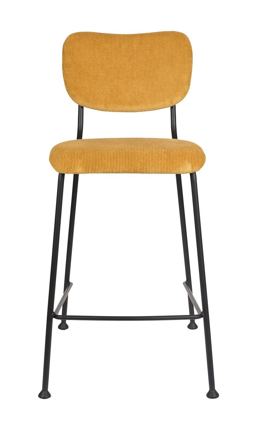 Zuiver Benson bar stool - Okker, SH: 64.5cm