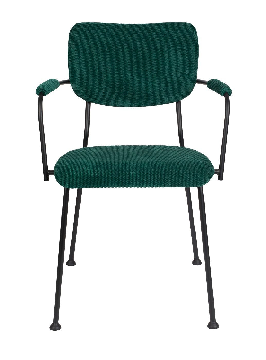 Zuiver Benson Dining chair with armrests - Green