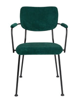 Zuiver Benson Dining chair with armrests - Green