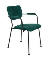 Zuiver Benson Dining chair with armrests - Green