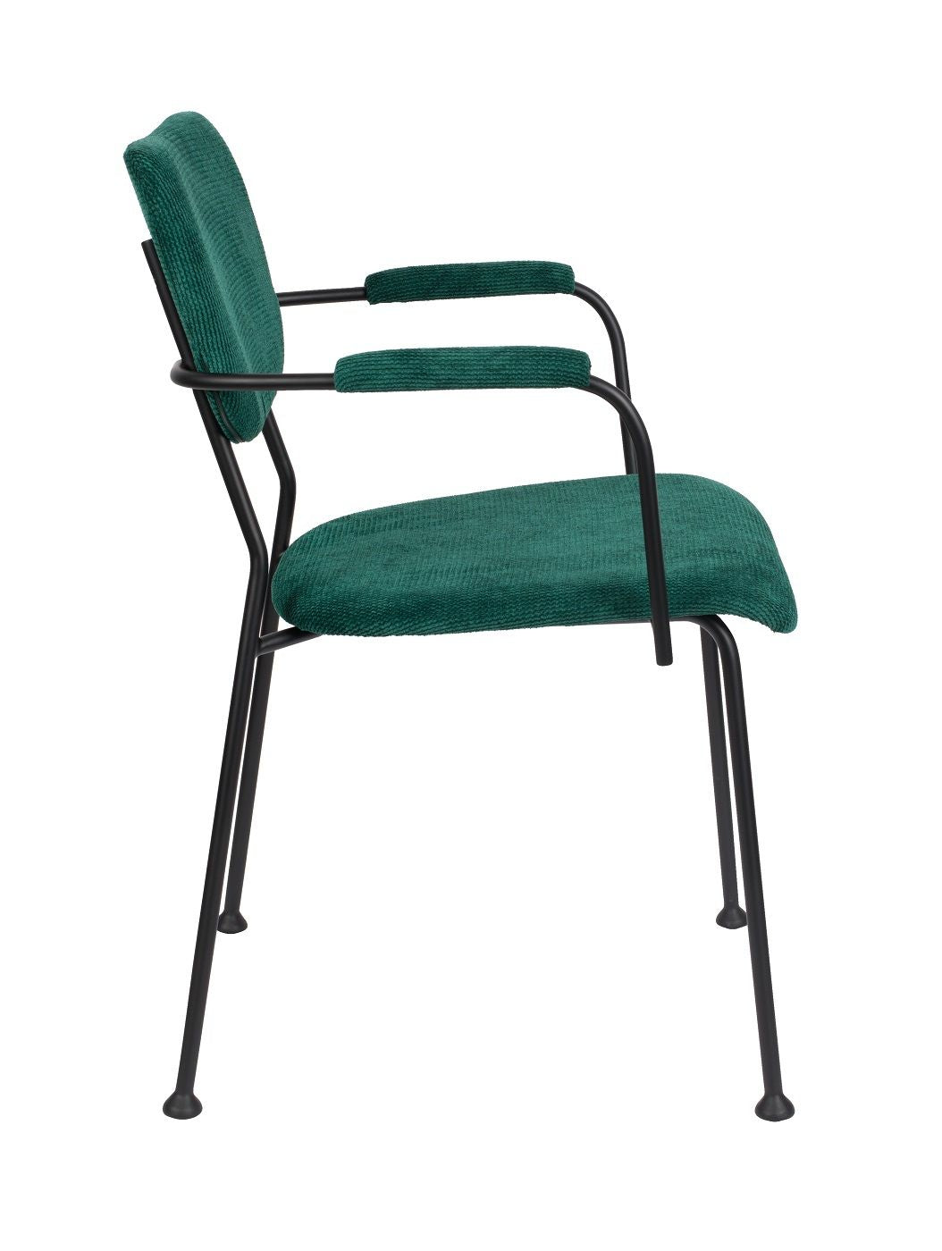 Zuiver Benson Dining chair with armrests - Green