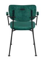 Zuiver Benson Dining chair with armrests - Green