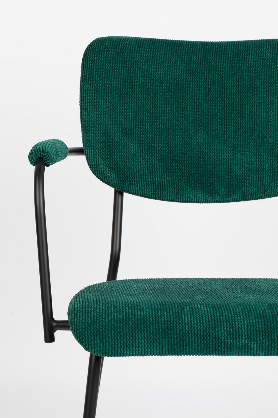 Zuiver Benson Dining chair with armrests - Green