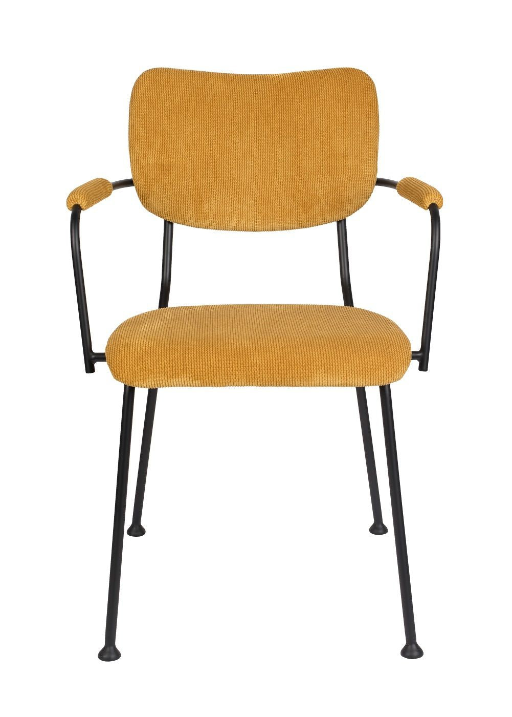 Zuiver Benson Dining chair with armrests - Okker