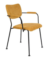 Zuiver Benson Dining chair with armrests - Okker