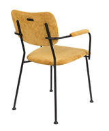 Zuiver Benson Dining chair with armrests - Okker