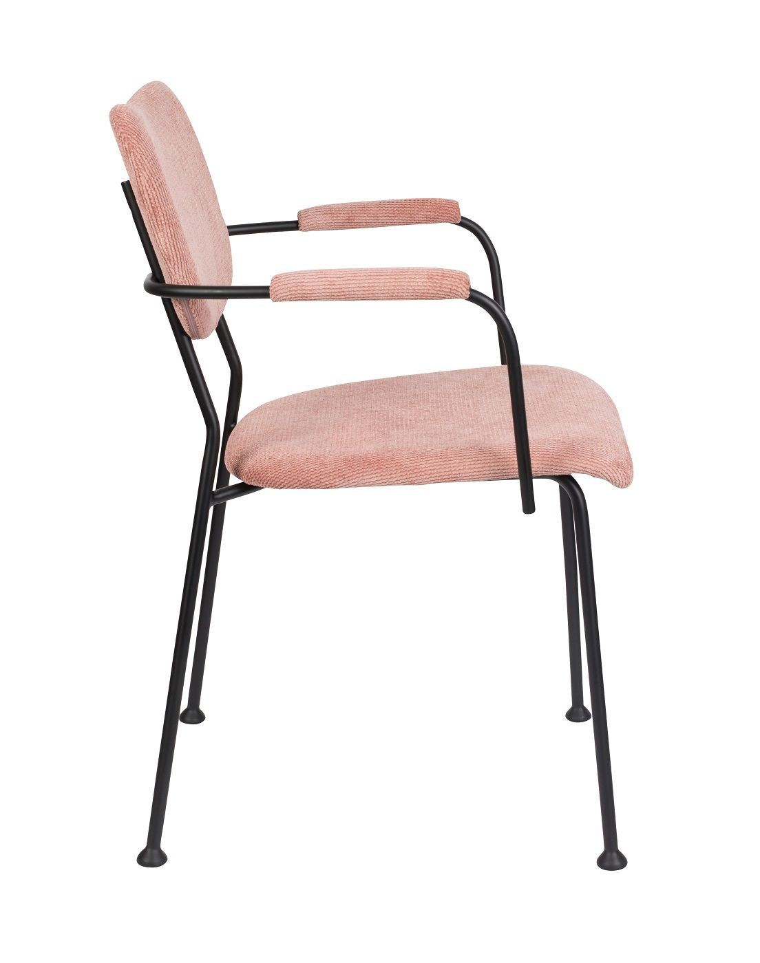 Zuiver Benson Dining chair with armrests - Pink