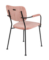 Zuiver Benson Dining chair with armrests - Pink