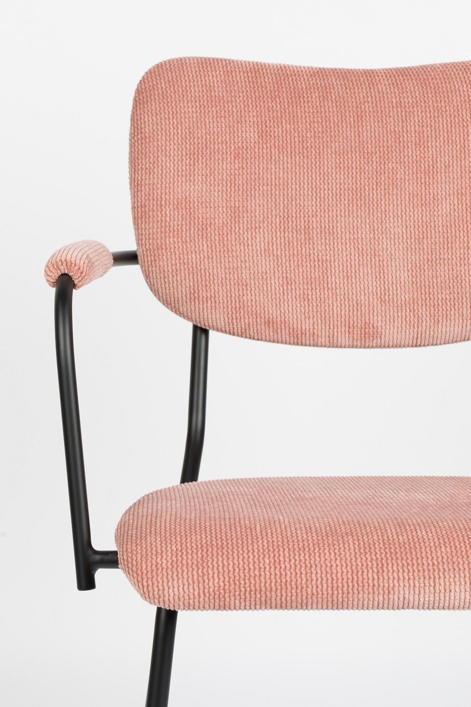 Zuiver Benson Dining chair with armrests - Pink