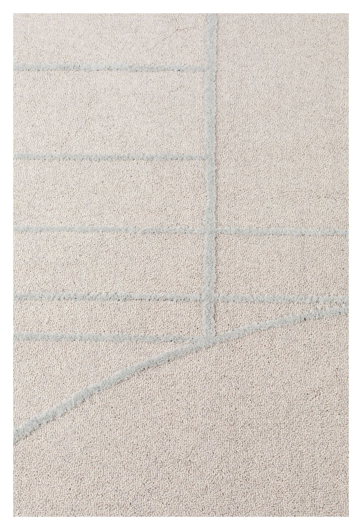 Zuiver Bliss Rug - Gray/Blue, Ø240