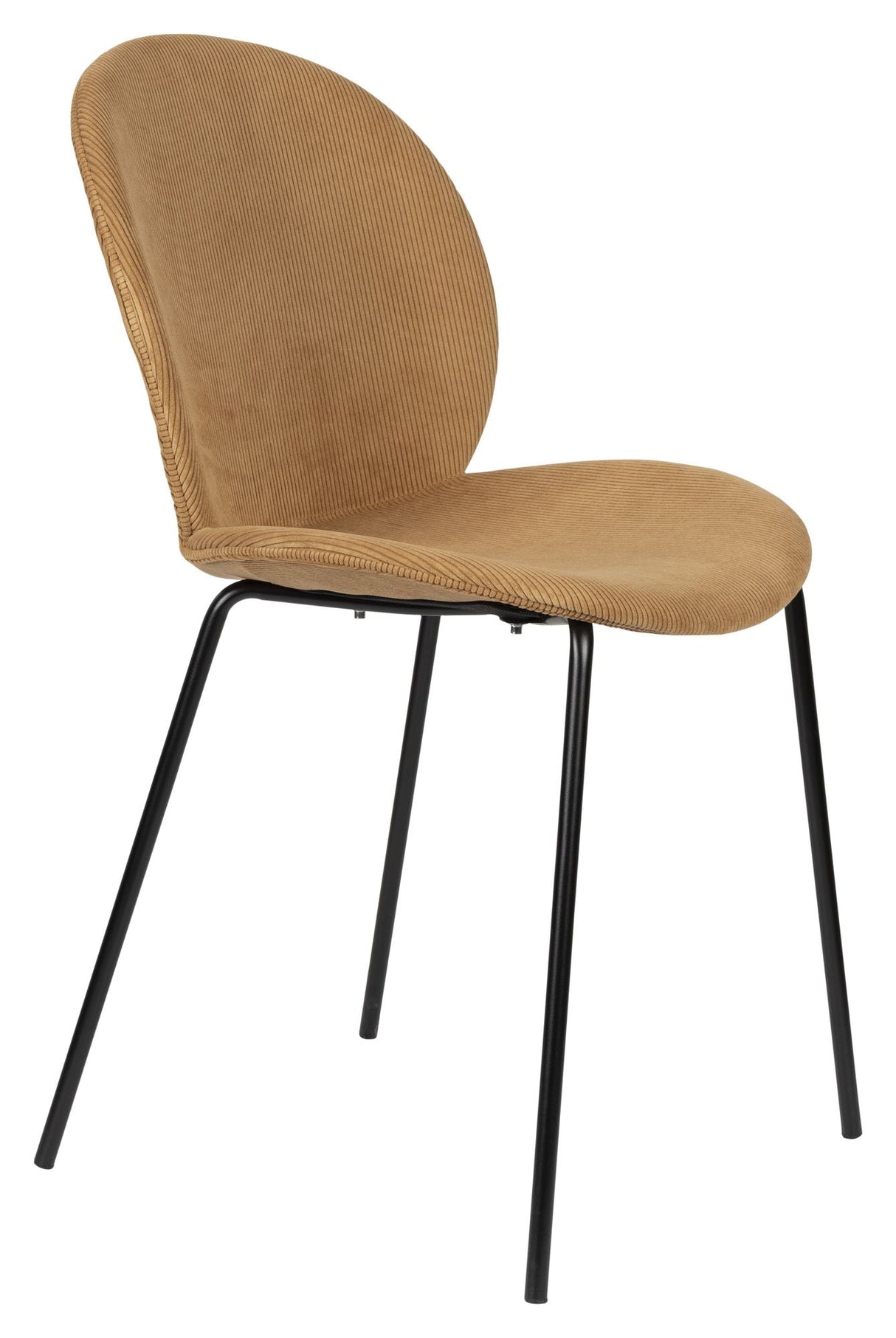 Bonnet Dining chair - Ochre velvet