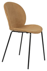 Bonnet Dining chair - Ochre velvet