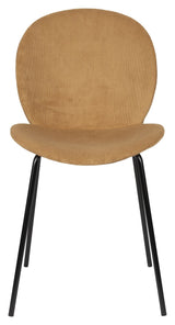 Bonnet Dining chair - Ochre velvet