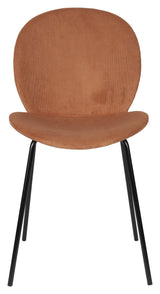 Bonnet Dining chair - Terra Cotta velvet