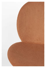 Bonnet Dining chair - Terra Cotta velvet