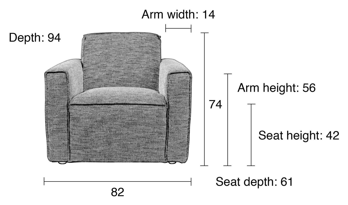 Zuiver Living Armchair - Latte