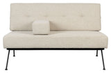 Bowie Lounge Sofa, White Teddy