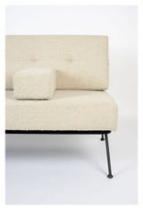 Bowie Lounge Sofa, White Teddy