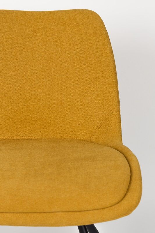 Zuiver Brent Dining Chair - Mustard