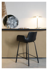 Zuiver Brit bar stool - Black Leatherette, SH: 67.5cm