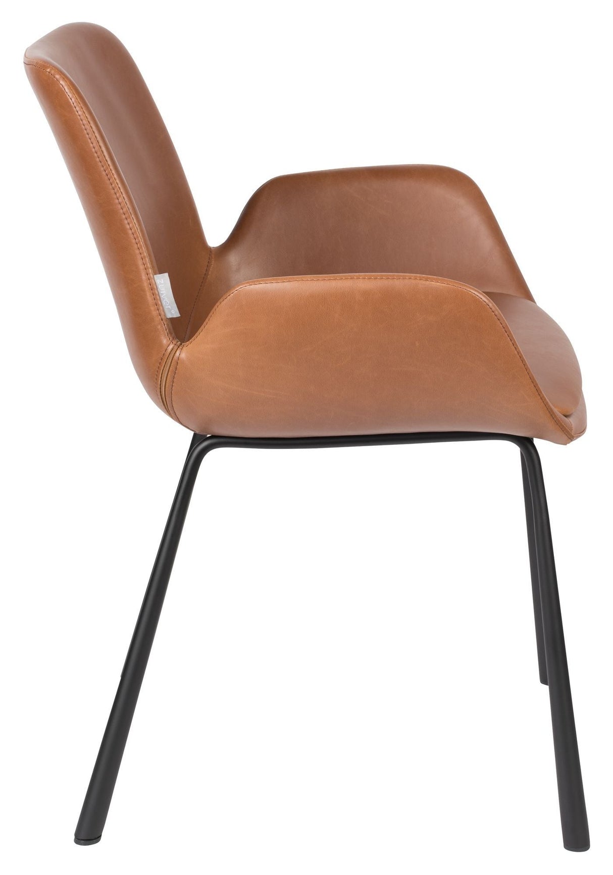 Zuiver Brit LL Dining Chair - Brown