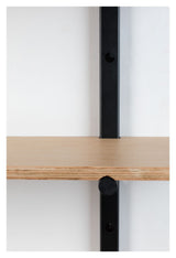 Zuiver Bundy Shelves - Black/Light Wood